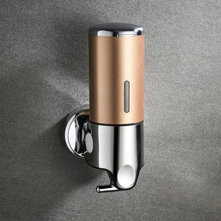 Wandmontierter Seifenspender mit Pumpfunktion | Für Shampoo, Duschgel und Seife