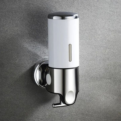 Wandmontierter Seifenspender mit Pumpfunktion | Für Shampoo, Duschgel und Seife