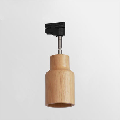 Deckenlampe mit Holz-Spots