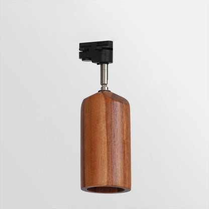 Deckenlampe mit Holz-Spots