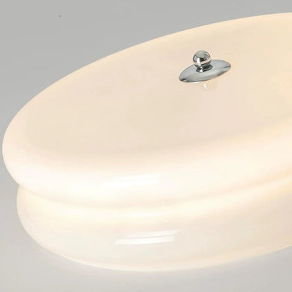Deckenlampe zweistufiger Glasschirm