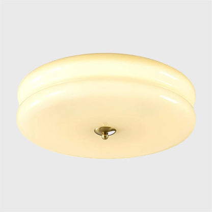 Deckenlampe zweistufiger Glasschirm