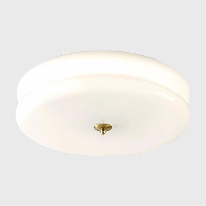 Deckenlampe zweistufiger Glasschirm