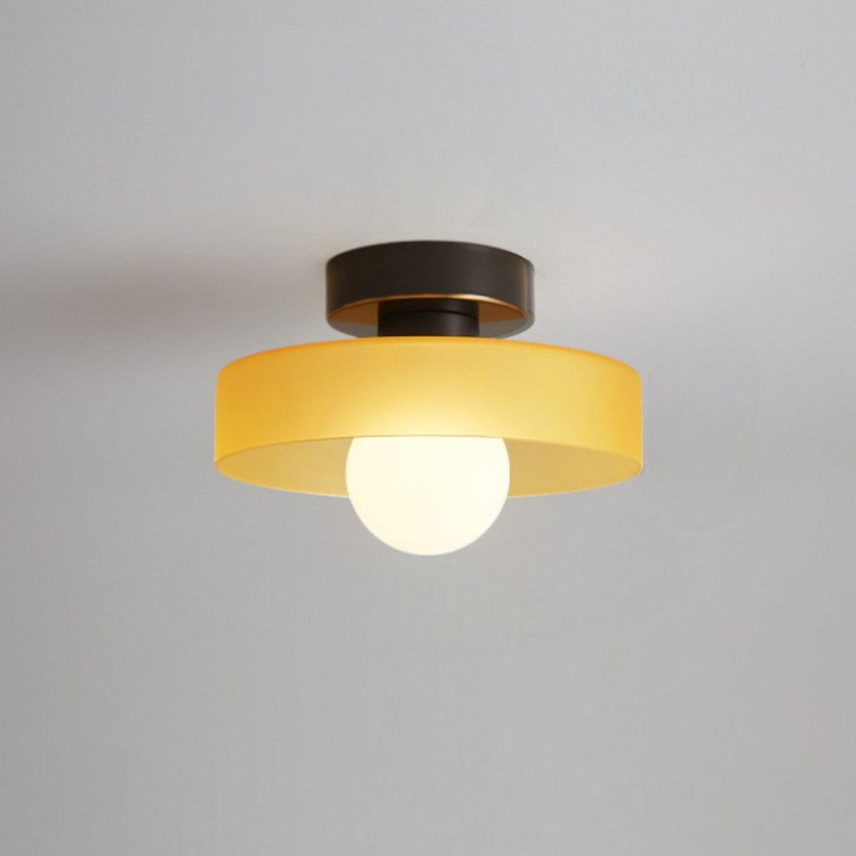 Deckenleuchte rund Glaskugel