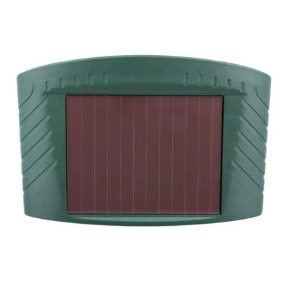 Solarbetriebener Ultraschall-Tiervertreiber im 4er-Set | Mit PIR-Sensor und LED-Blitzlicht für Garten