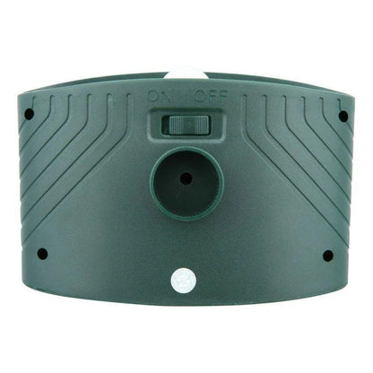Solarbetriebener Ultraschall-Tiervertreiber im 4er-Set | Mit PIR-Sensor und LED-Blitzlicht für Garten