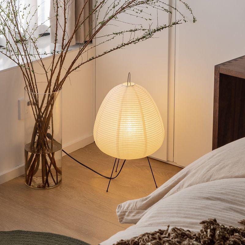 Stehlampe Reispapier Japandi