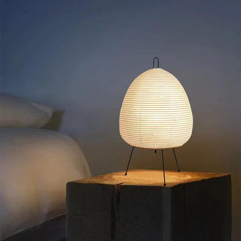Stehlampe Reispapier Japandi