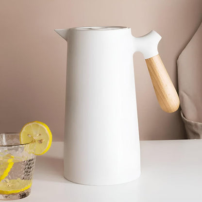 Thermoskanne mit Glaseinsatz