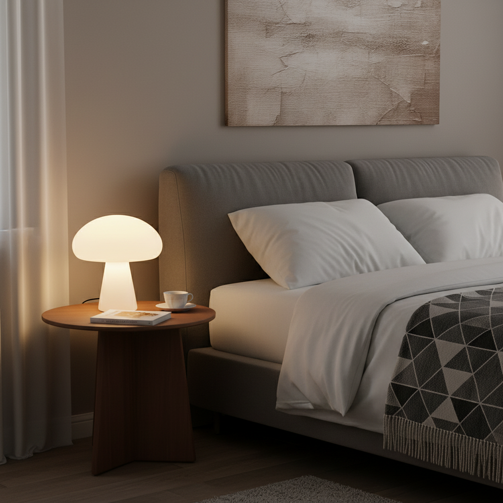 Tischlampe Pilzform LED